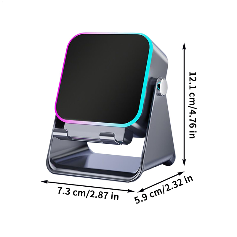⏳Le plus beau cadeau⏰Enceinte Bluetooth sans fil à induction 5 en 1 avec support réglable pour téléphone