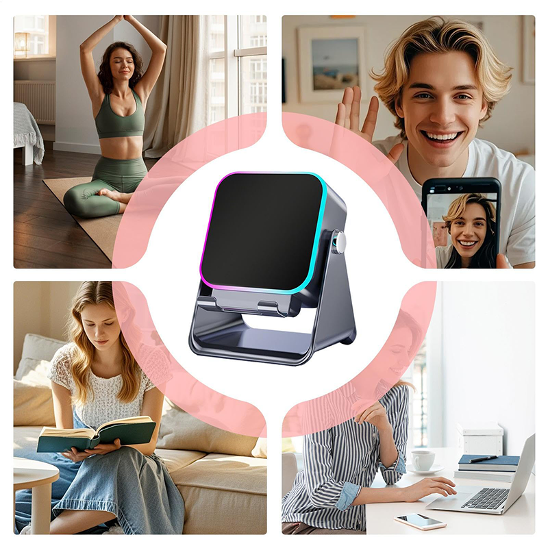⏳Le plus beau cadeau⏰Enceinte Bluetooth sans fil à induction 5 en 1 avec support réglable pour téléphone