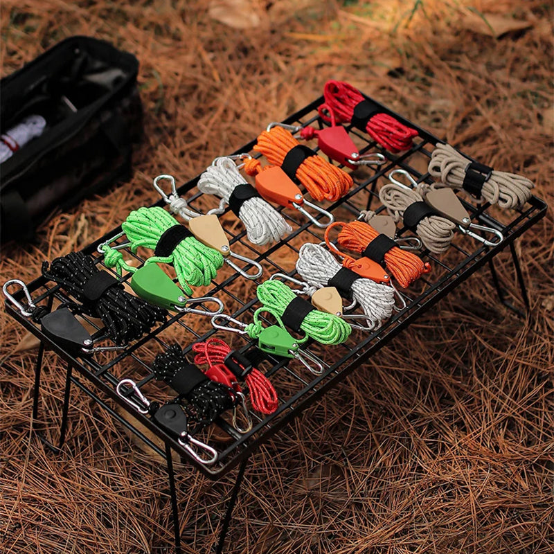 🪢 50% DE RÉDUCTION MAINTENANT ! 🌳 Corde de Camping Portable & Réglable – Légère, Résistante & Parfaite pour Randonnée, Sécurité et Survie en Plein Air ⛺📦