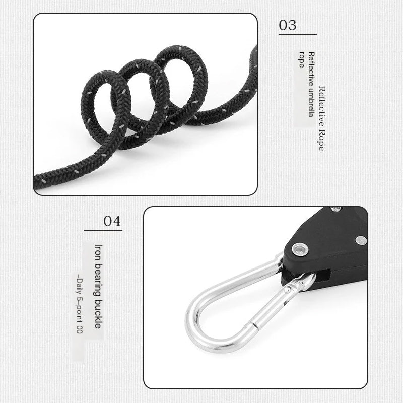 🪢 50% DE RÉDUCTION MAINTENANT ! 🌳 Corde de Camping Portable & Réglable – Légère, Résistante & Parfaite pour Randonnée, Sécurité et Survie en Plein Air ⛺📦