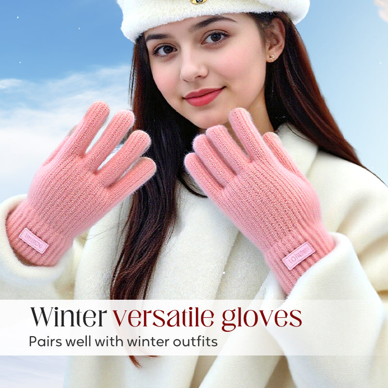 Gants Tactiles Chauds en Tricot Thermique