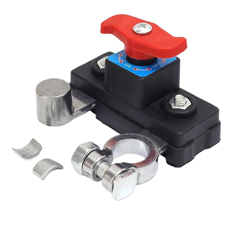 🔋PROMO FLASH 50%🚗Interrupteur de Déconnexion Batterie Voiture 12V-24V – Courant 100A, Coque ABS Ignifuge, Bouton ON/OFF, Sécurité d'Urgence & Entretien✨