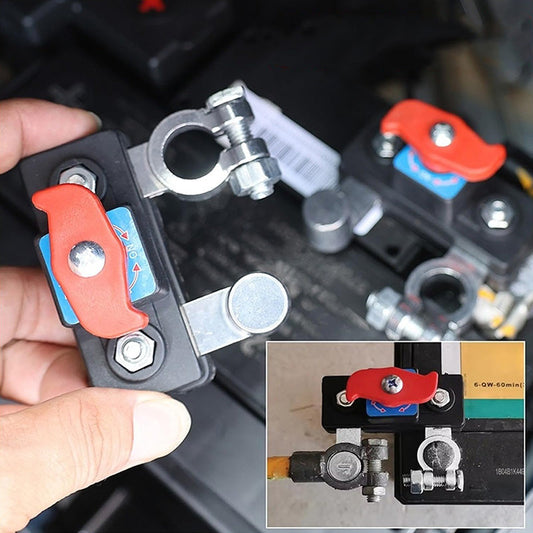 🔋PROMO FLASH 50%🚗Interrupteur de Déconnexion Batterie Voiture 12V-24V – Courant 100A, Coque ABS Ignifuge, Bouton ON/OFF, Sécurité d'Urgence & Entretien✨