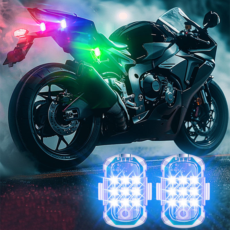 Lampe d'avertissement nocturne à télécommande LED pour voitures et motos
