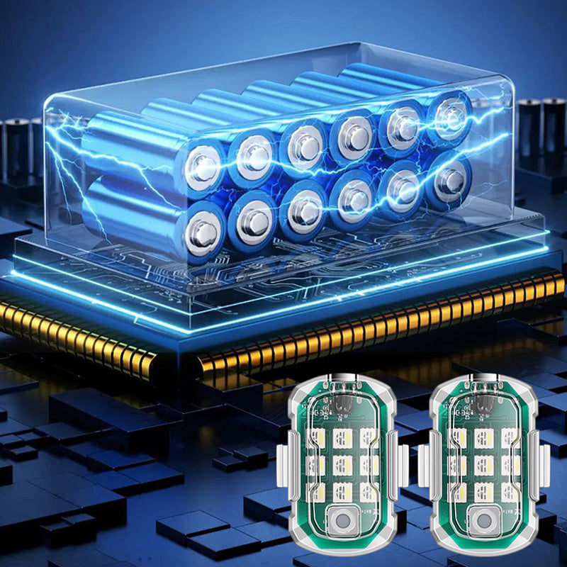 Lampe d'avertissement nocturne à télécommande LED pour voitures et motos