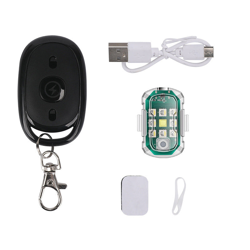 Lampe d'avertissement nocturne à télécommande LED pour voitures et motos