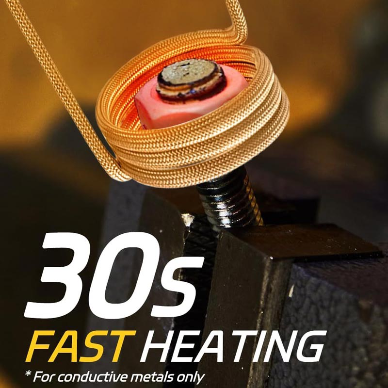 Kit de chauffage par induction magnétique - Outil de démontage de boulons par chauffage par induction 1100 W