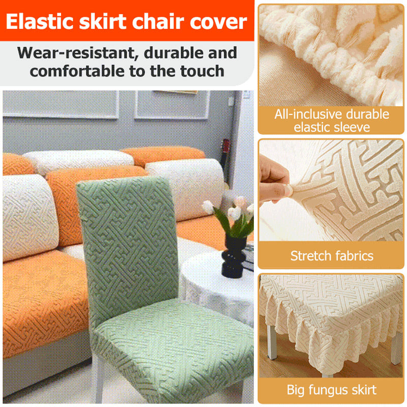 💥Housse de chaise nouveau style avec coussin jacquard