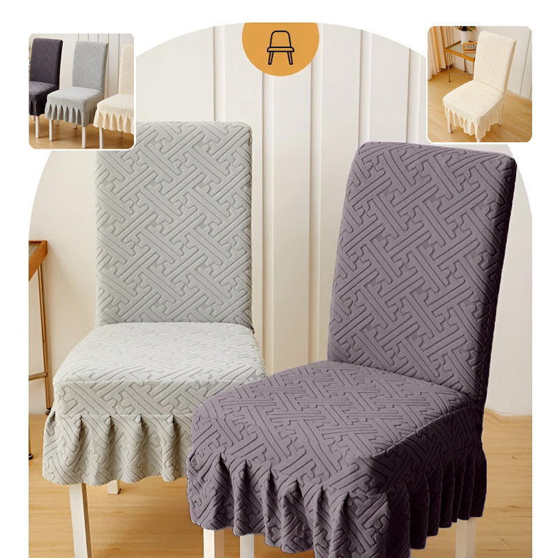 💥Housse de chaise nouveau style avec coussin jacquard