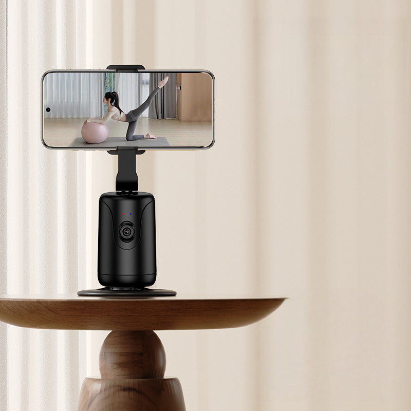 Support portable pour téléphone avec suivi automatique à 360°