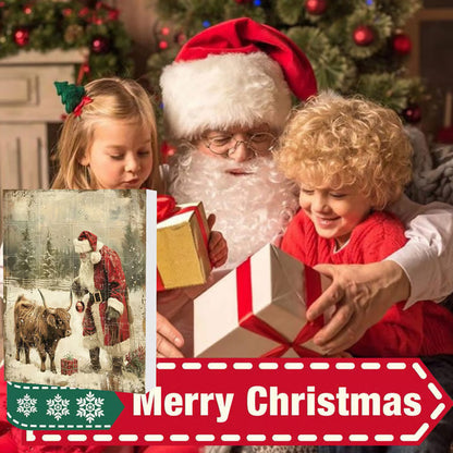 Calendrier de l’Avent au Motif de Vache Highland