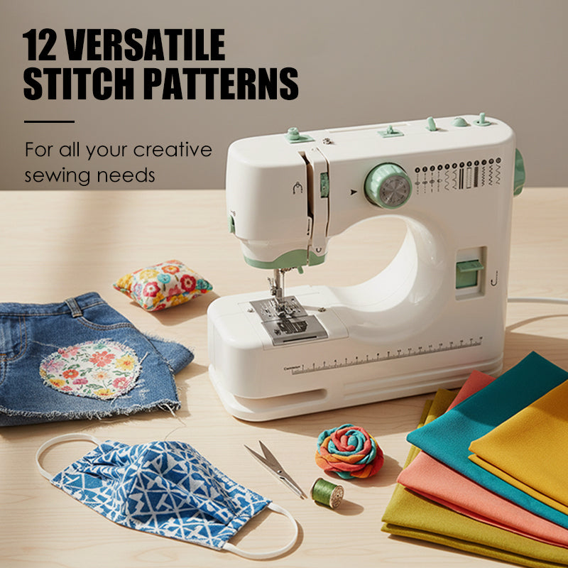 🧵Machine à coudre électrique compacte pour usage domestique💯