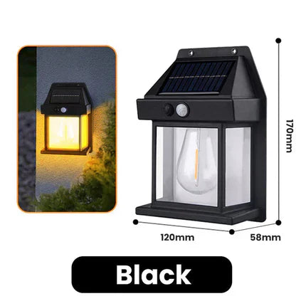 🎉VENTE LIMITÉE 50 % DE RÉDUCTION🎉Applique murale solaire à détecteur de mouvement en tungstène