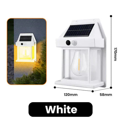 🎉VENTE LIMITÉE 50 % DE RÉDUCTION🎉Applique murale solaire à détecteur de mouvement en tungstène