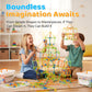 Jouet de construction flexible en paille
