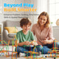 Jouet de construction flexible en paille