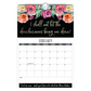 Calendrier mural floral humoristique 2026