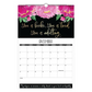 Calendrier mural floral humoristique 2026