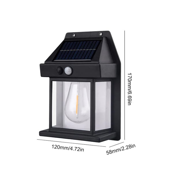 🎉VENTE LIMITÉE 50 % DE RÉDUCTION🎉Applique murale solaire à détecteur de mouvement en tungstène