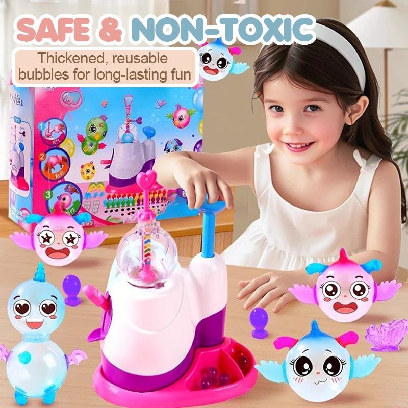 🎄SOLDES DE NOËL 50% DE RÉDUCTION!✨Kit de Bulles DIY avec Pompe pour Enfants🫧200 mL de Solution à Bulles avec 6 Accessoires pour des Heures de Jeu🌟