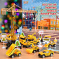 🚗Calendrier de l'Avent pour garçons : ensembles de véhicules de chantier en alliage