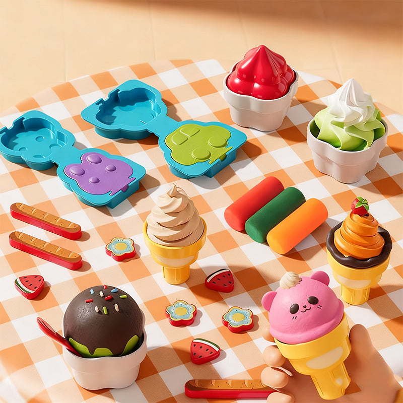 🎄Soldes de Noël 50 % de réduction🍦Kit de pâte à modeler DIY pour enfants