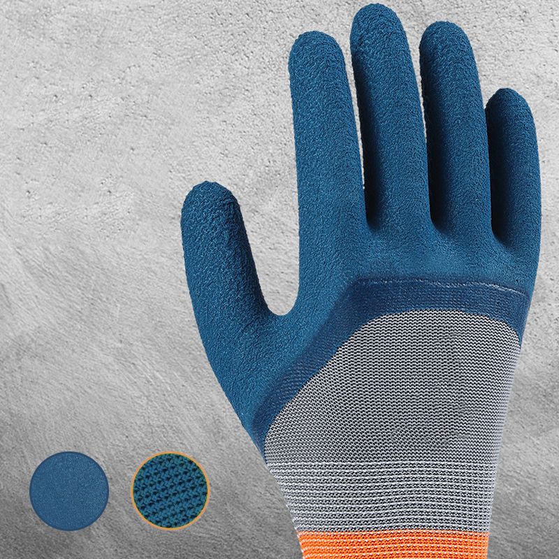 Pousbo® Gants de Travail Résistants à l'Usure en Caoutchouc - 12 Paires