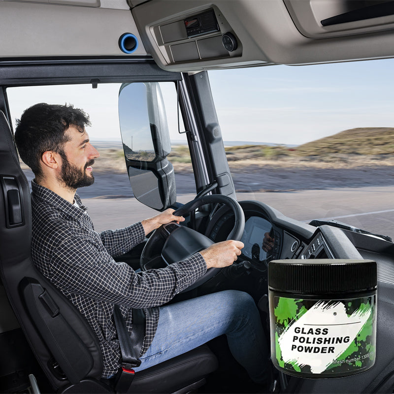 📢50% DE RÉDUCTION💥Poudre de polissage pour vitres d'automobiles