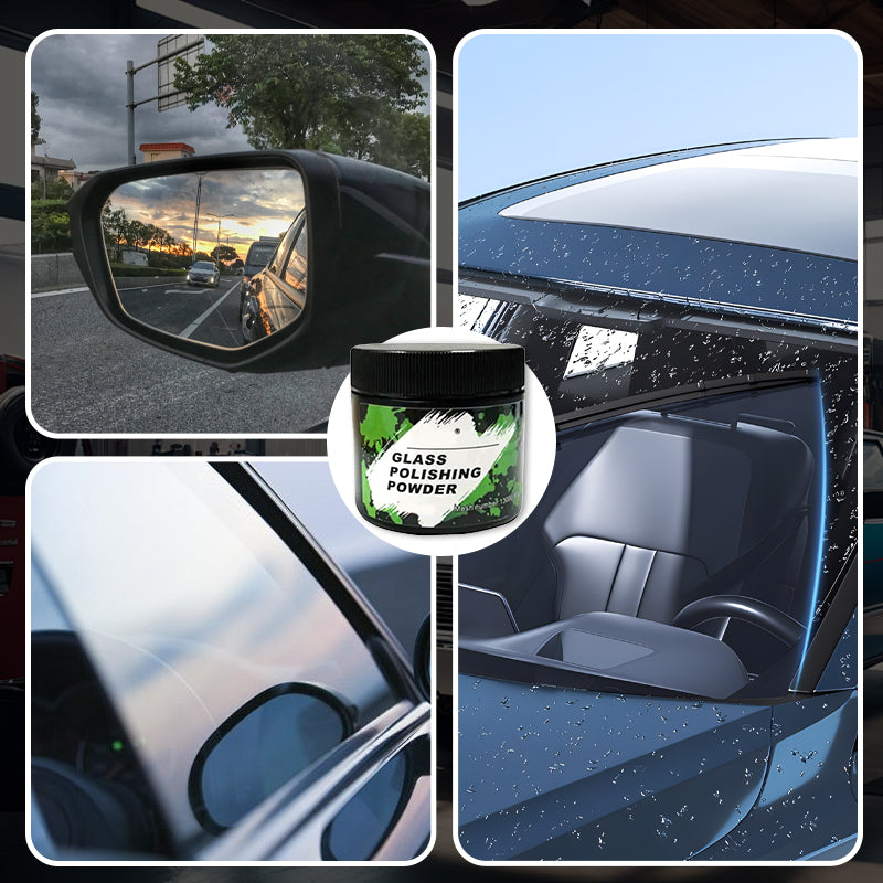 📢50% DE RÉDUCTION💥Poudre de polissage pour vitres d'automobiles