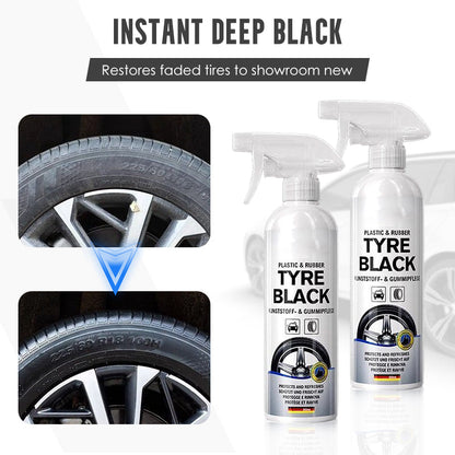 🚗50% de réduction💧Spray lustrant et protecteur pour pneus🌪️Brillance noire instantanée, formule anti-âge & protection tous temps, durée longue & pH équilibré🛡️