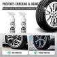 🚗50% de réduction💧Spray lustrant et protecteur pour pneus🌪️Brillance noire instantanée, formule anti-âge & protection tous temps, durée longue & pH équilibré🛡️