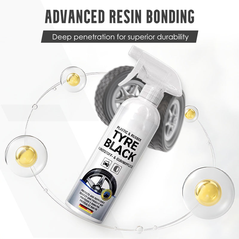🚗50% de réduction💧Spray lustrant et protecteur pour pneus🌪️Brillance noire instantanée, formule anti-âge & protection tous temps, durée longue & pH équilibré🛡️