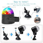 🔥Boule disco LED rotative – Effet RGB stroboscopique, branchement E27 instantané, consommation ultra-faible (1W) !