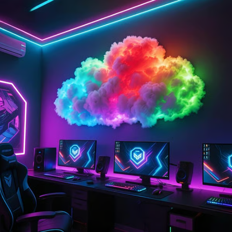 📢📢50% DE RÉDUCTION✨Lampe décorative LED Thundercloud alimentée par USB🌈☁️