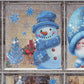 🎄50% DE RÉDUCTION!✨DÉCORATION DE FENÊTRE MAGIQUE DE NOËL🎅Autocollant Scintillant Sans Colle, Effet Brillant Intérieur/Extérieur, Facile à Appliquer et à Retirer🌟