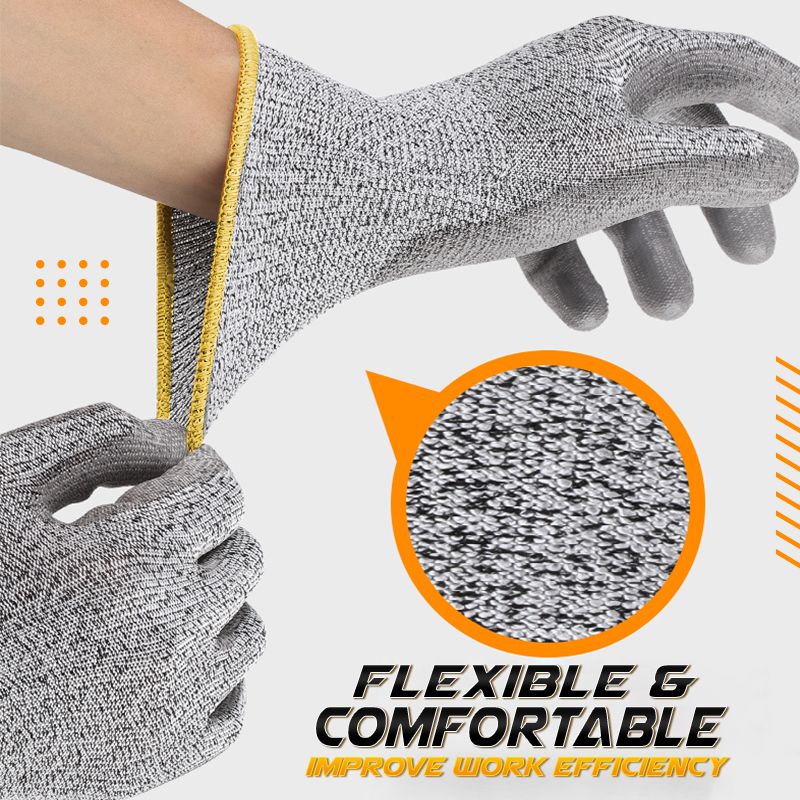 Gants résistants aux coupures de niveau 5