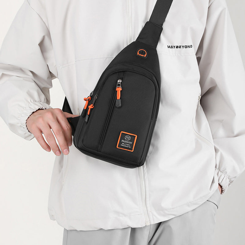 🎒 50% DE RÉDUCTION ✨ Sac à bandoulière multi-poches résistant à l’eau – Léger 0.18kg, sangle réglable – Prise casque, idéal pour le voyage ou le quotidien – pratique et étanche 🌧️✨