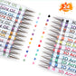 Ensemble de stylos gel multicolores pour dessiner et colorier