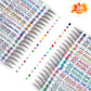 Ensemble de stylos gel multicolores pour dessiner et colorier