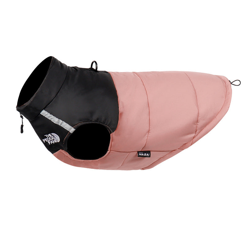 Manteau d'hiver imperméable et coupe-vent pour chien