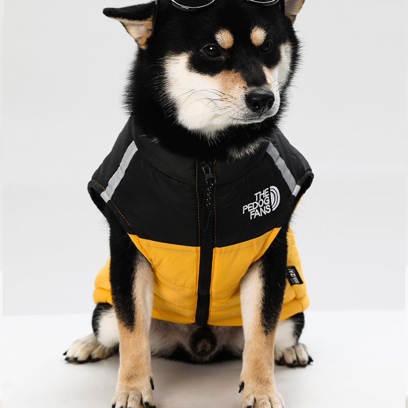 Manteau d'hiver imperméable et coupe-vent pour chien