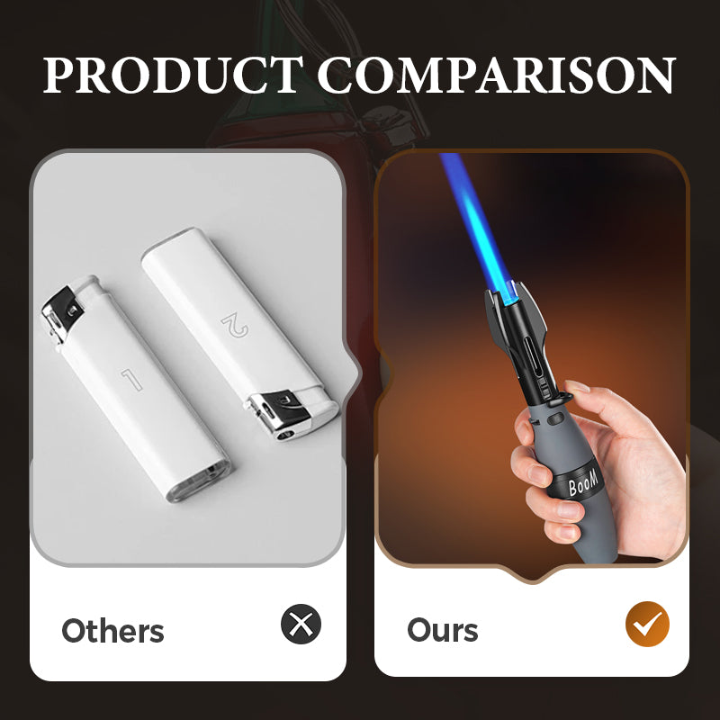 🚀Briquet Fusée Anti-Stress - Flamme Anti-Vent et Plaisir Ludique ! 🎁
