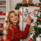 📢📢50 % de réduction✨Ensemble d'autocollants muraux lumineux pour Noël