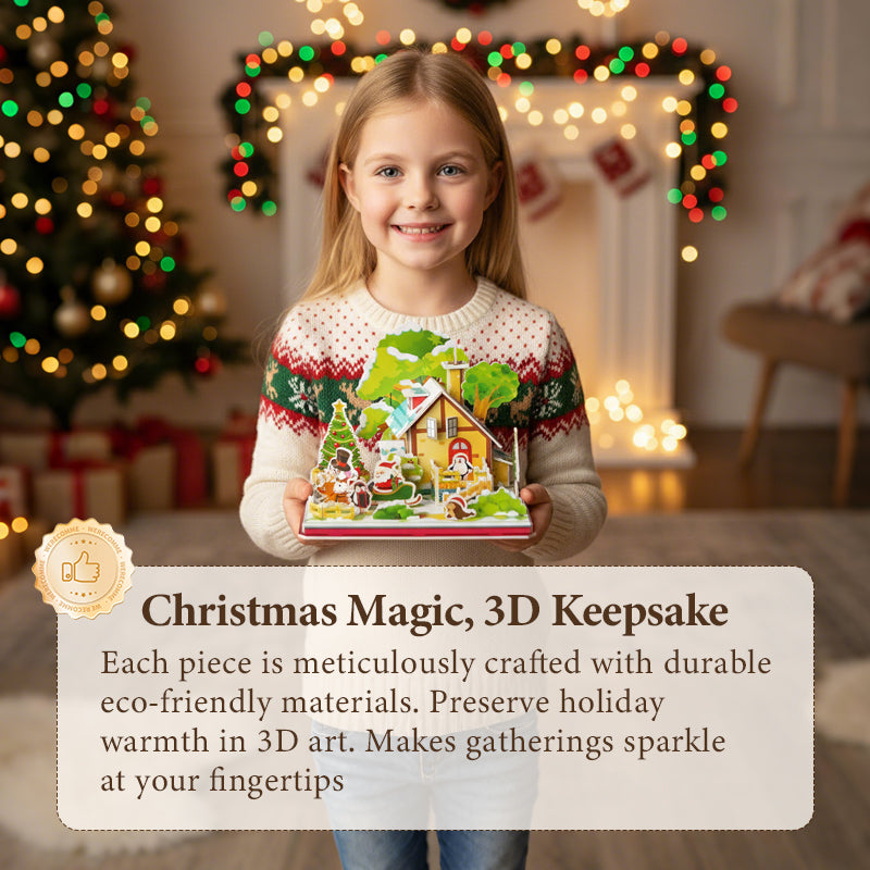 Kit de puzzle de Noël 3D à assembler soi-même