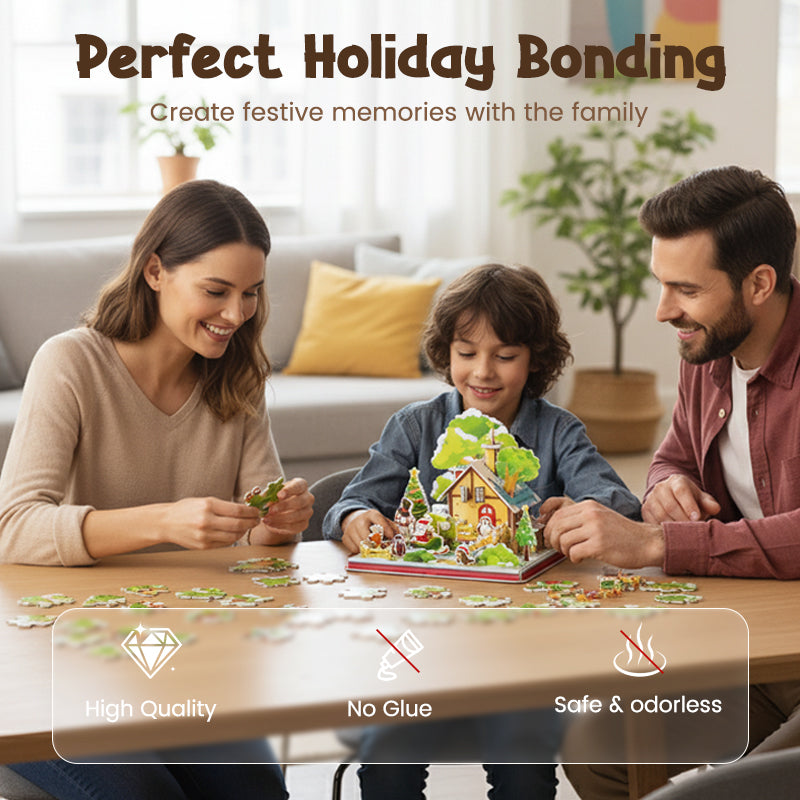 Kit de puzzle de Noël 3D à assembler soi-même