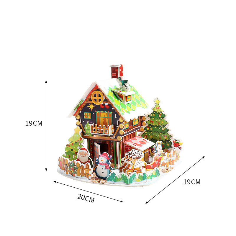Kit de puzzle de Noël 3D à assembler soi-même