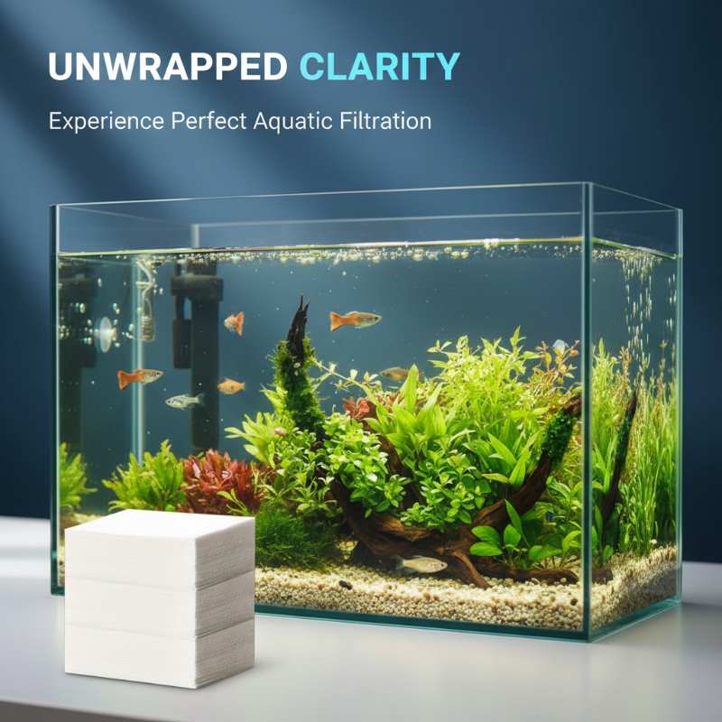 Feuilles clarifiantes pour eau d'aquarium