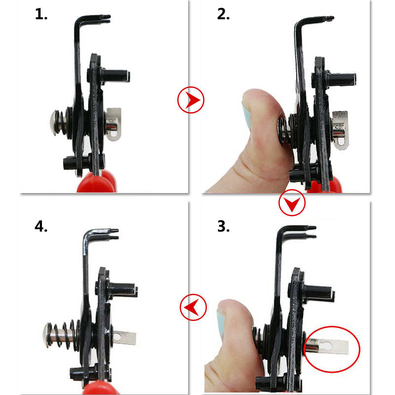 📢50% DE RÉDUCTION⏰Jeu de Pinces à Circlips 4 en 1 – Acier Haut Carbone, Têtes Interchangeables⚙️