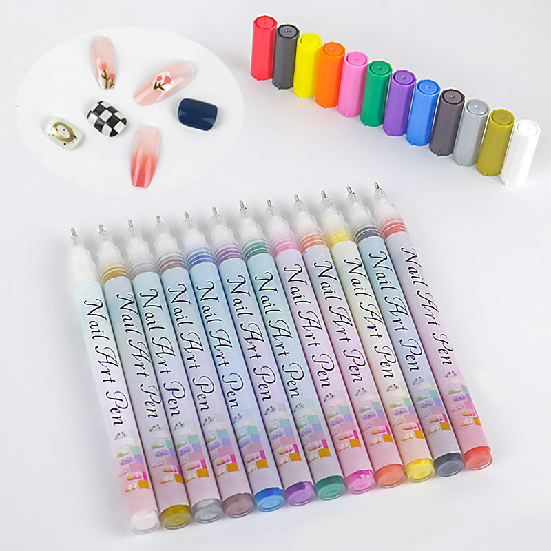🎁Kit de 12 Stylos Professionnels pour Nail Art