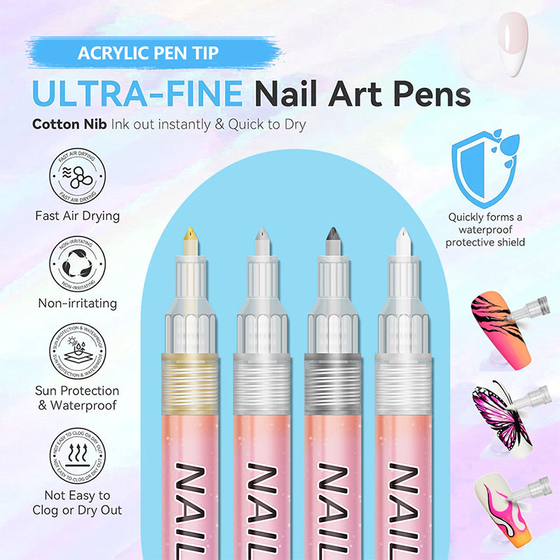 🎁Kit de 12 Stylos Professionnels pour Nail Art